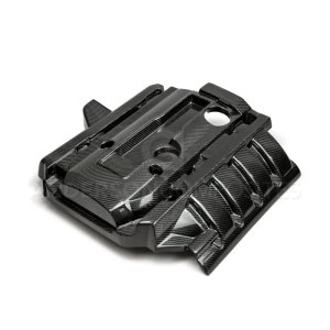 Ford Mustang Engine Cover - Anderson Composites - Carbon Fiber - `15-`20